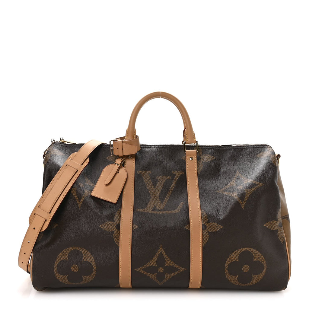 Reverse Monogram Giant Keepall Bandouliere 50