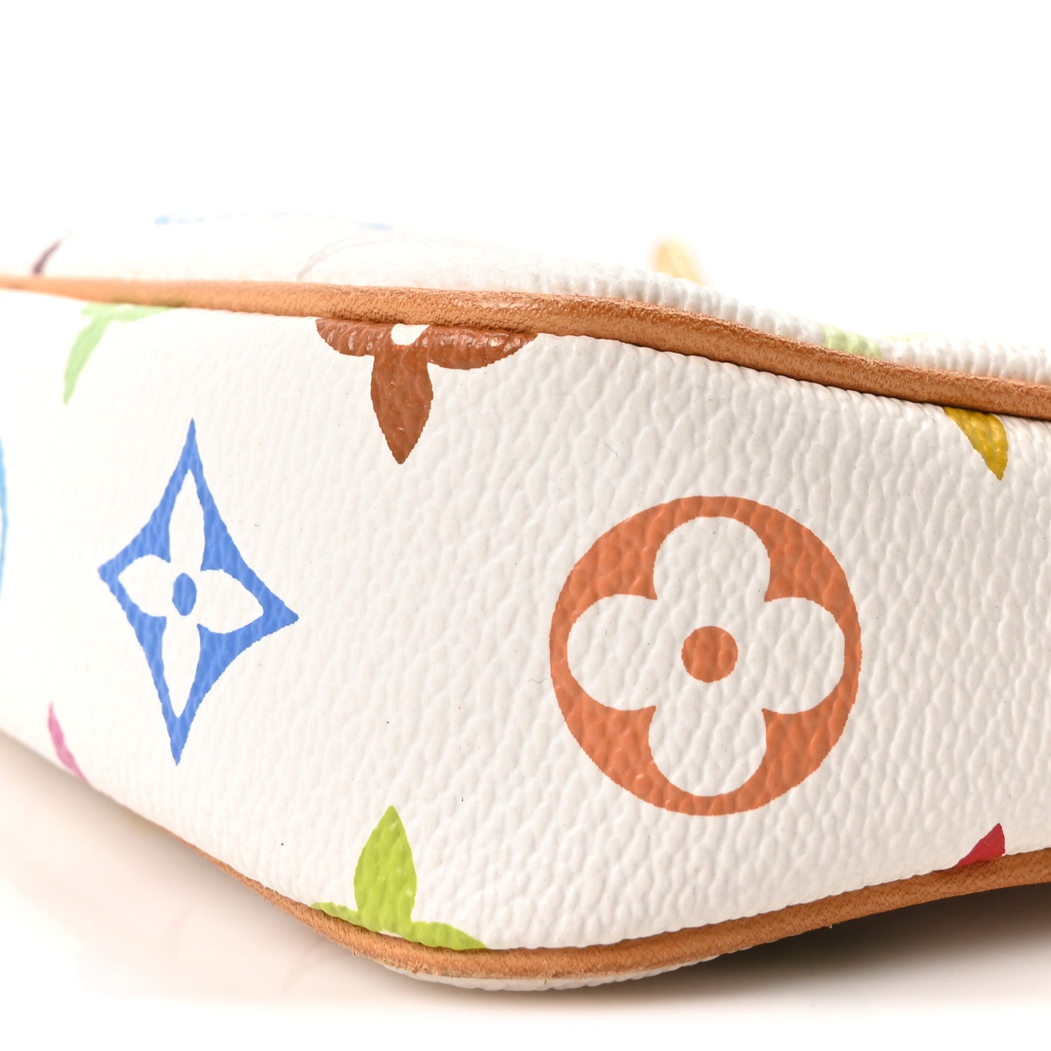 Monogram Multicolor Pochette Accessories White