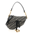 Oblique Saddle Bag With Strap Blue