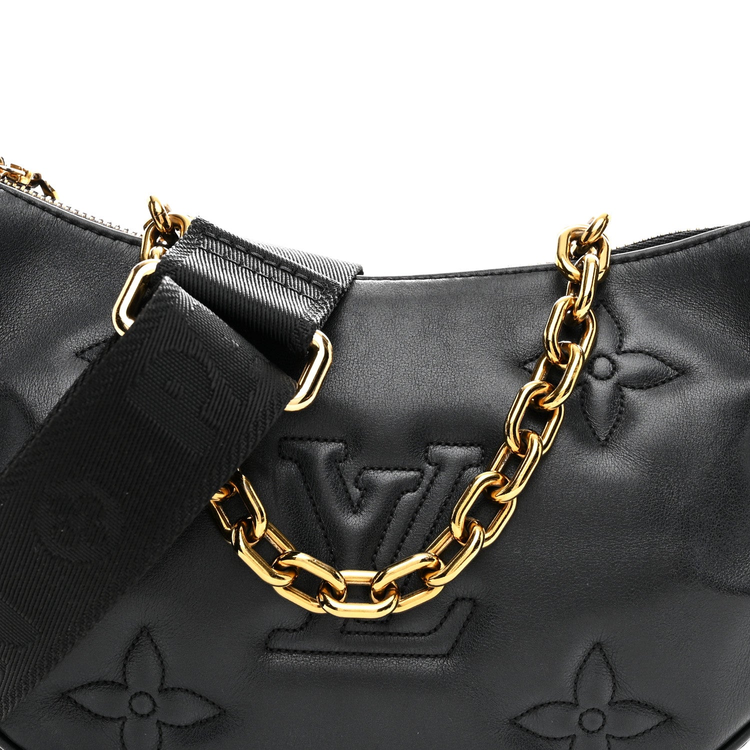 Calfskin Bubblegram Over The Moon Black
