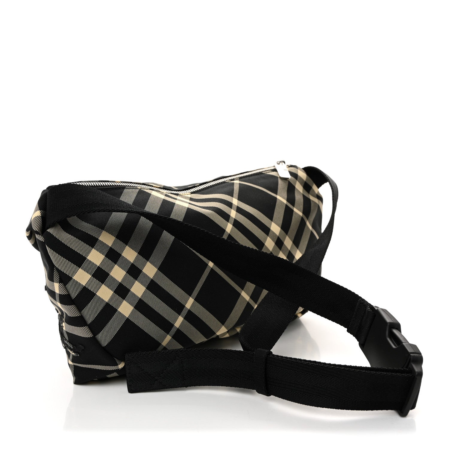 Canvas Check Essential Belt Bag Black Calico