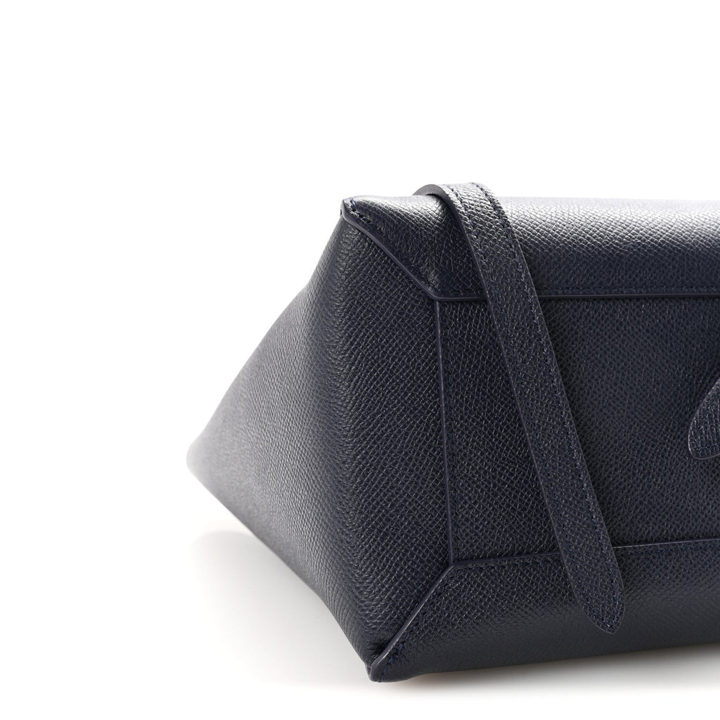 Grained Calfskin Micro Belt Bag Midnight
