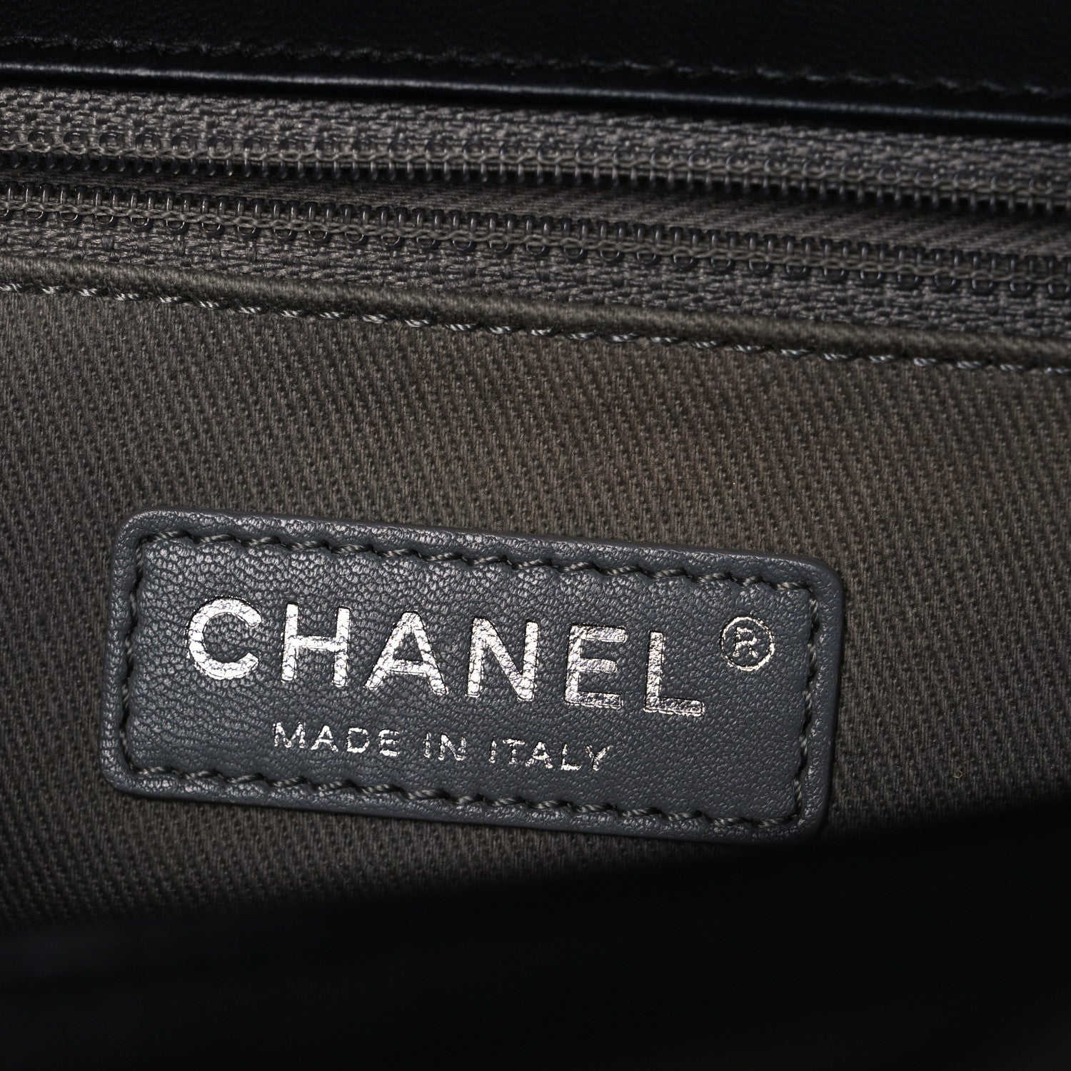 Lambskin Quilted Large Boy Flap Black
