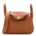 Taurillon Clemence Mini Lindy 20 Gold