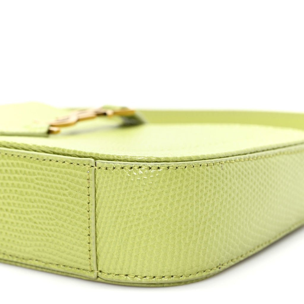 Calfskin Lizard Embossed Le 5 A 7 Mini Hobo Dull Lime