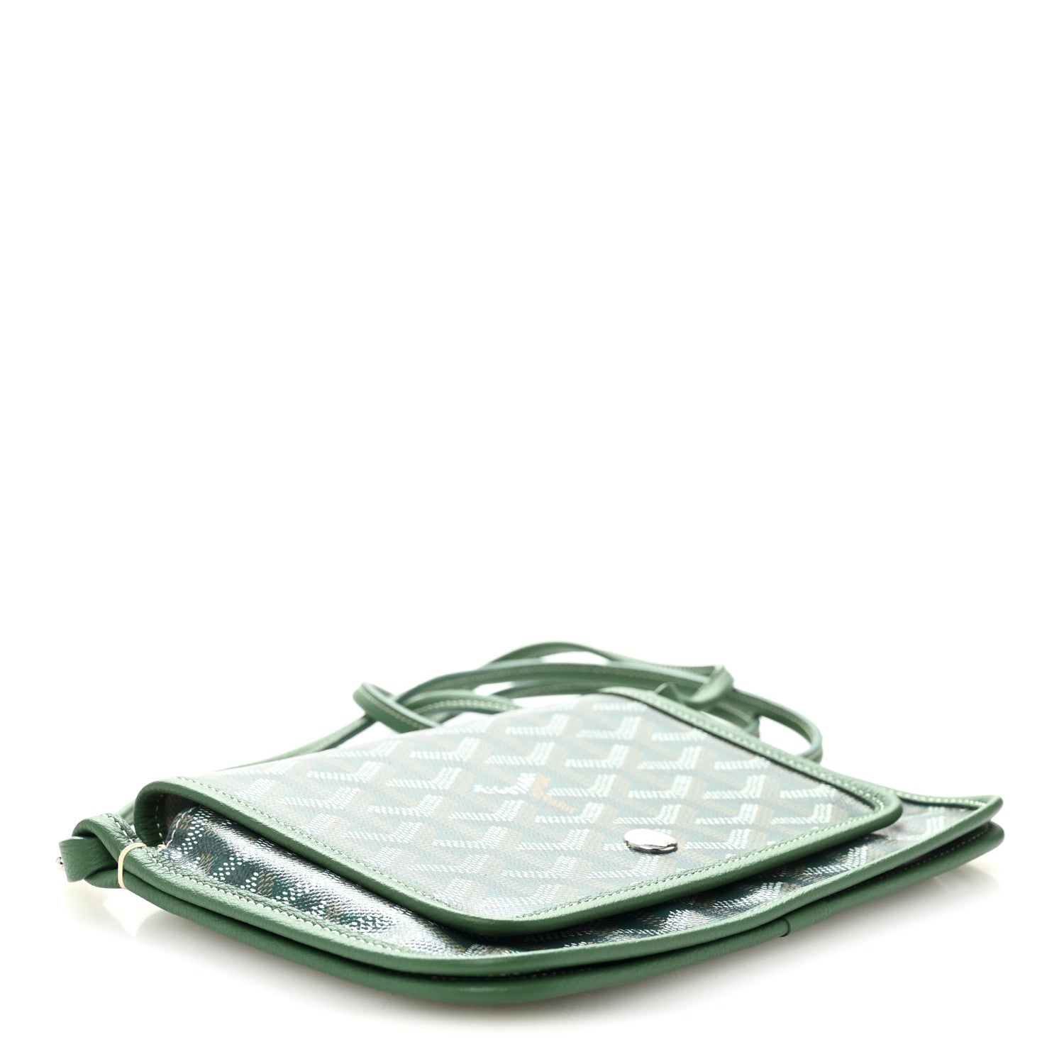 Goyardine Plumet Wallet Clutch Green