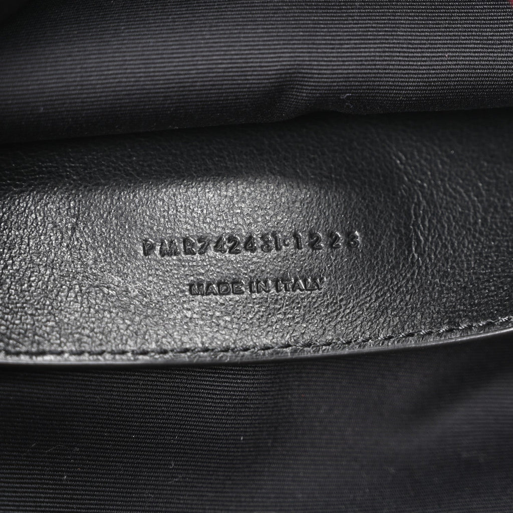Lambskin Matelasse Monogram Large Jamie 4.3 New Dark Bordeaux