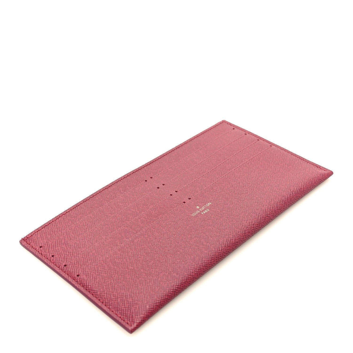 Calfskin Pochette Felicie  Holder Insert Fuchsia