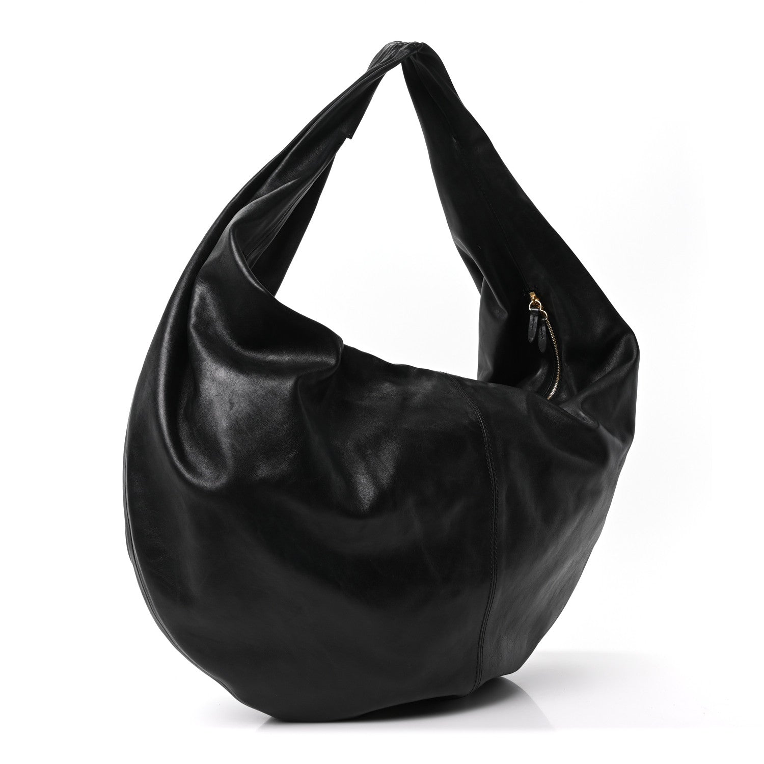 Vintage Calfskin Extra Large Olivia Hobo Black