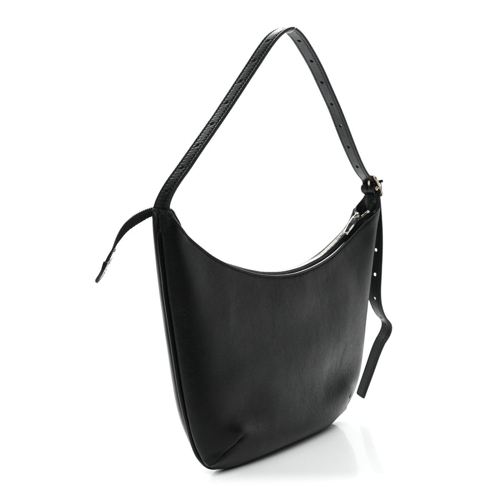 Calfskin Mary Kate Shoulder Bag Black