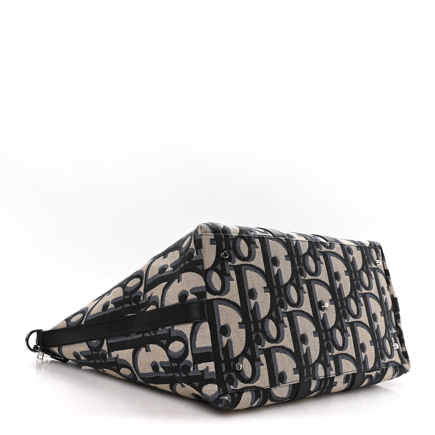 Maxi Oblique Jacquard Weekender 40 Beige Black