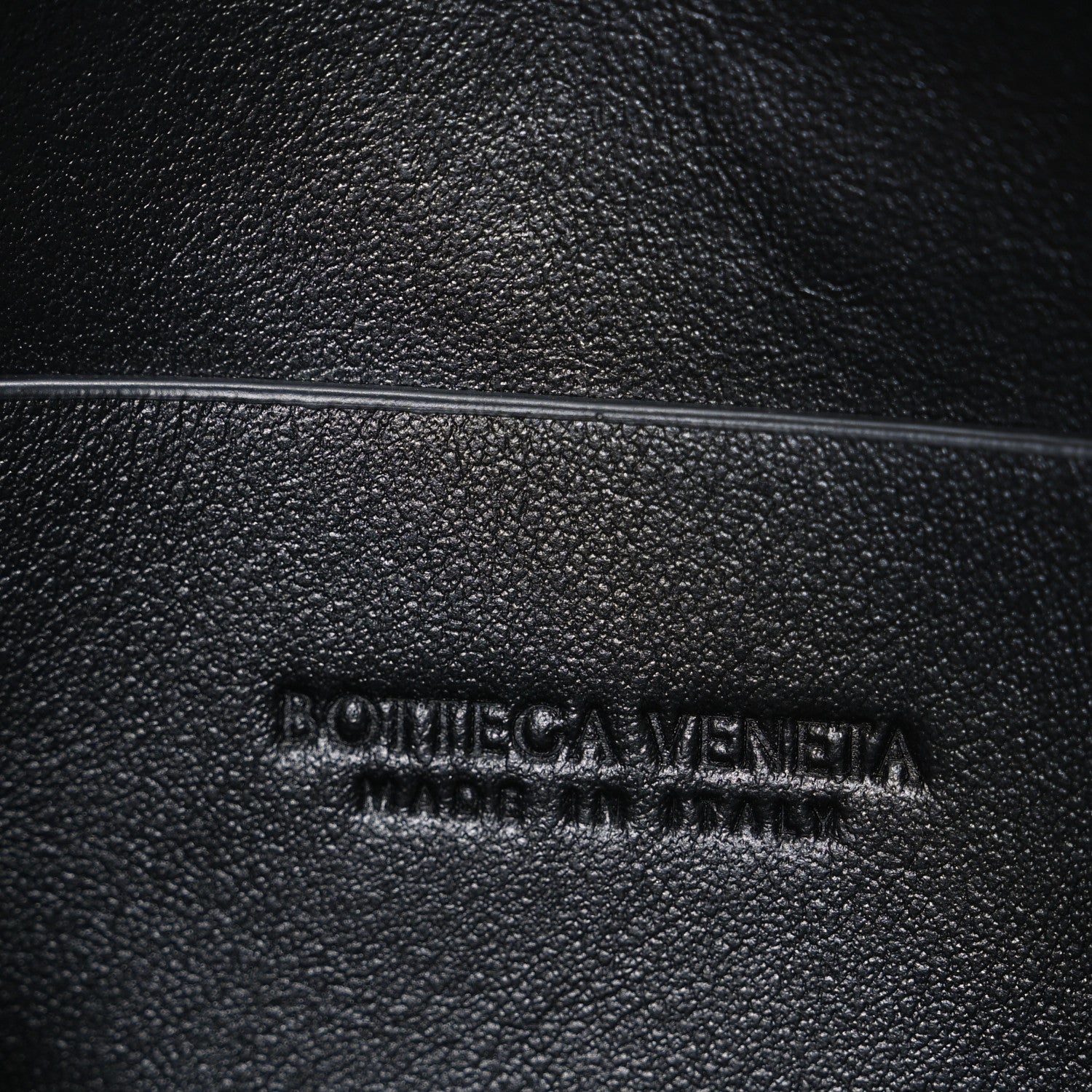 Nappa Intrecciato Concert Pouch Black