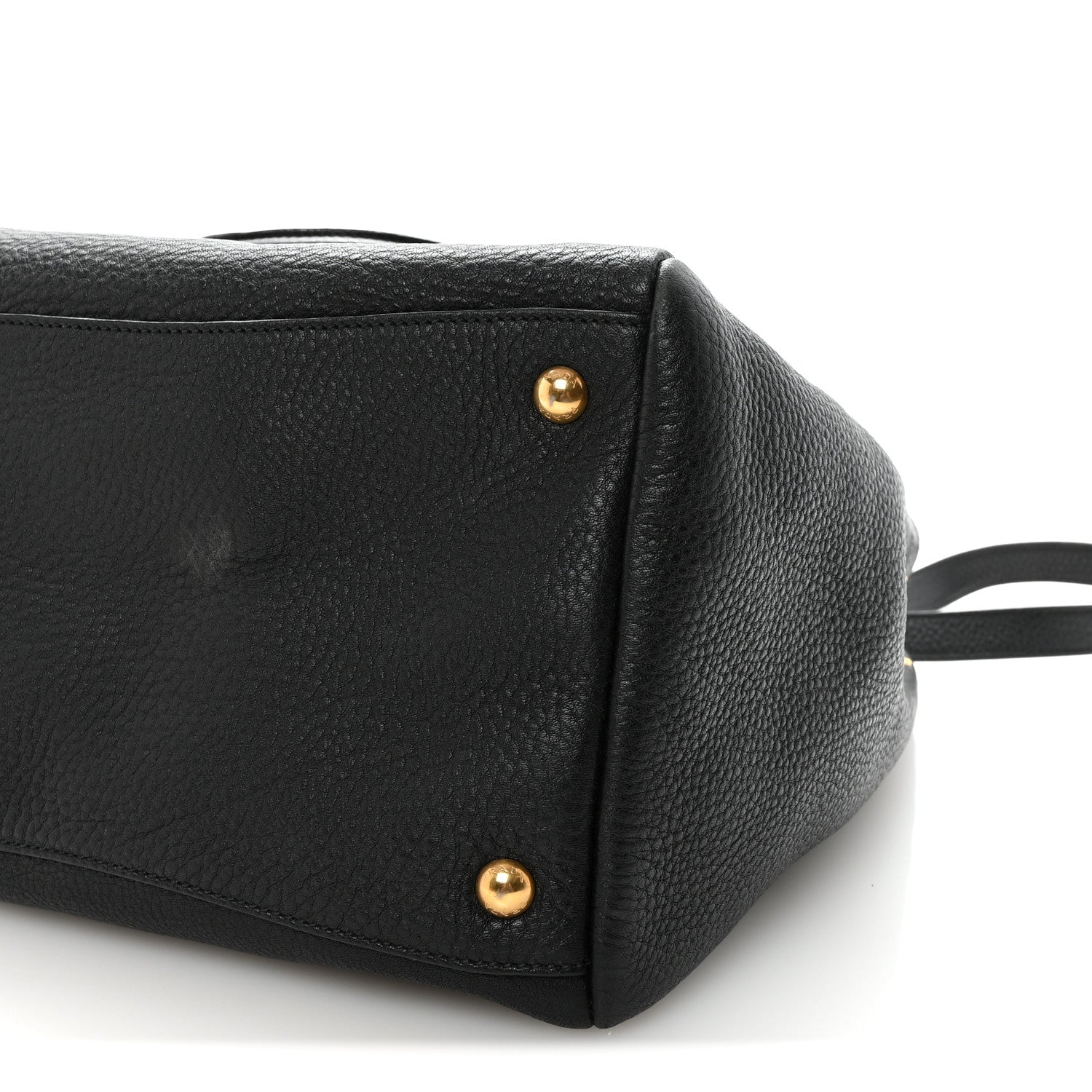 Vitello Daino Tote Black