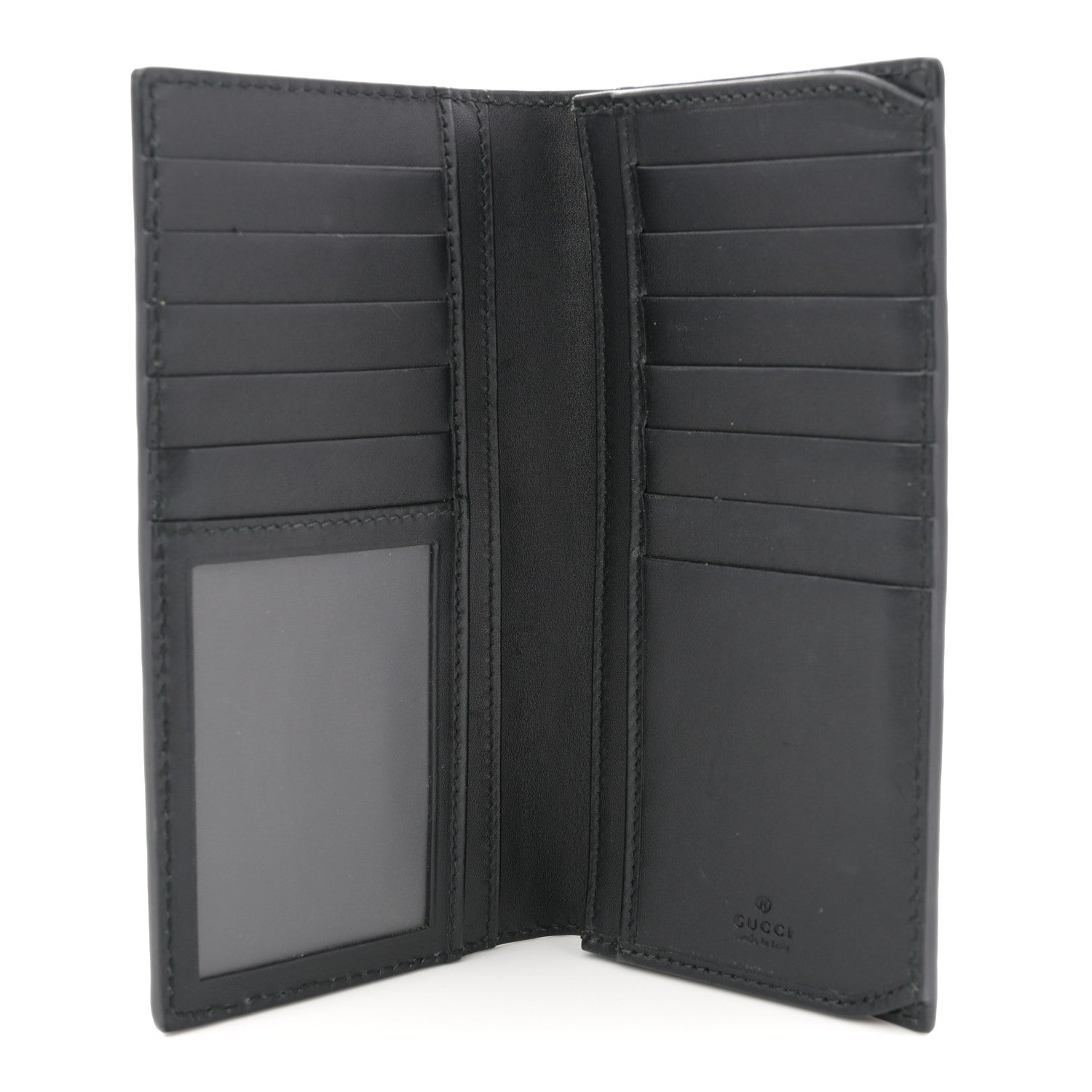 Guccissima Long Wallet Black