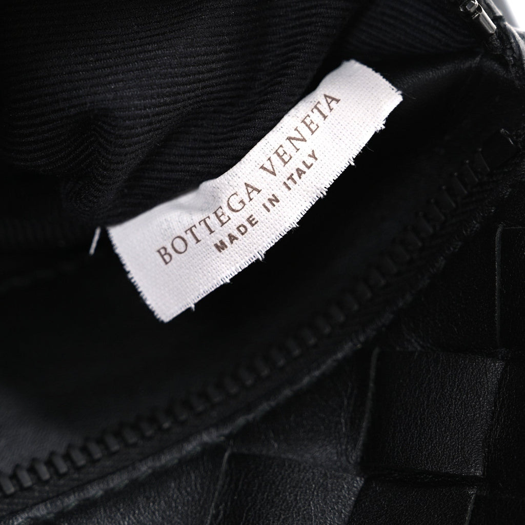 Nappa Intrecciato Belt Bag Black