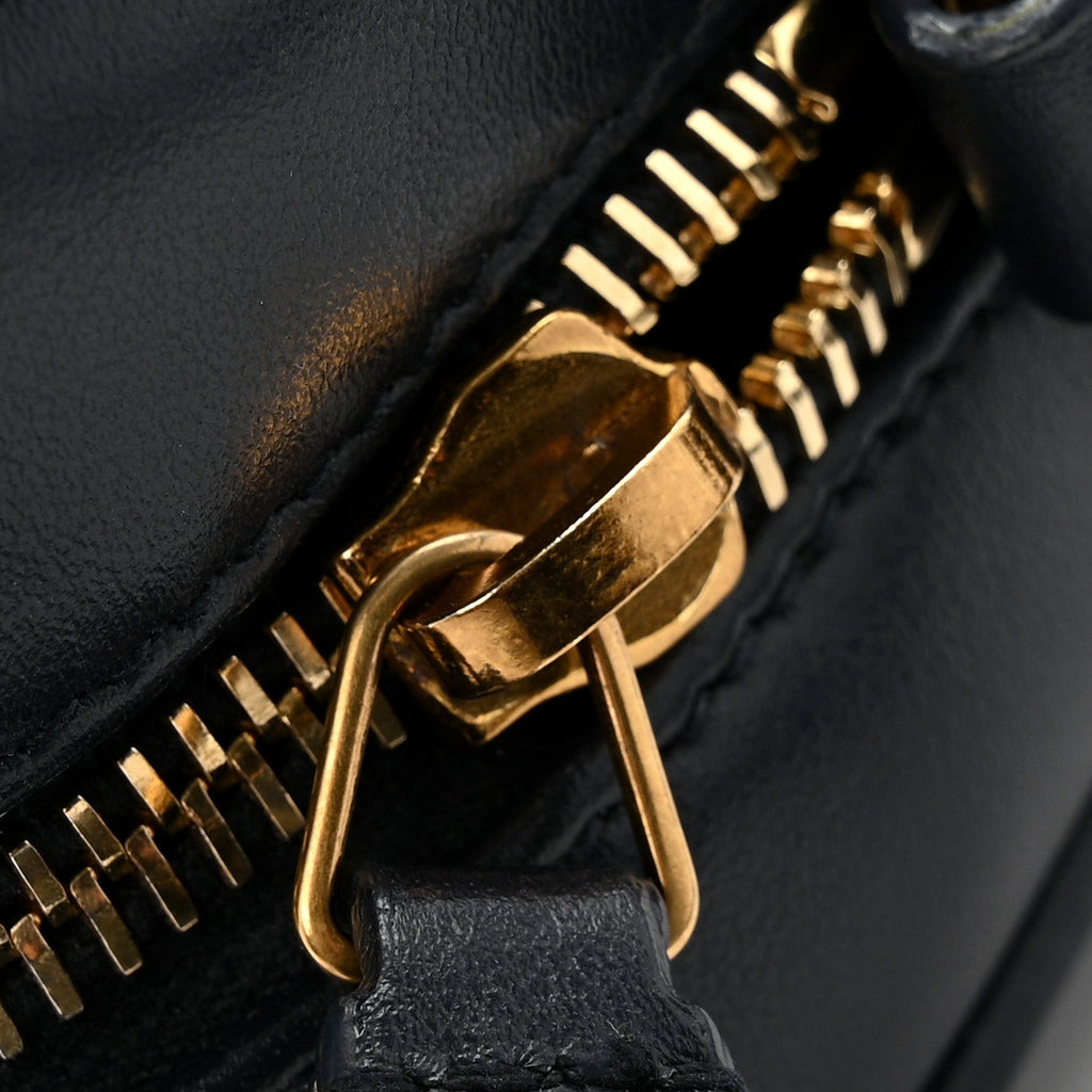 Calfskin Matelasse Monogram Lou Camera Bag Deep Marine
