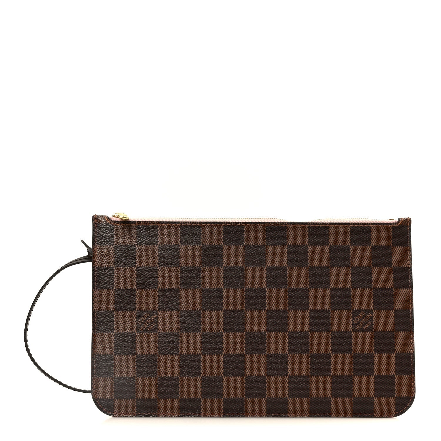 Damier Ebene Neverfull MM GM Pochette Rose Ballerine