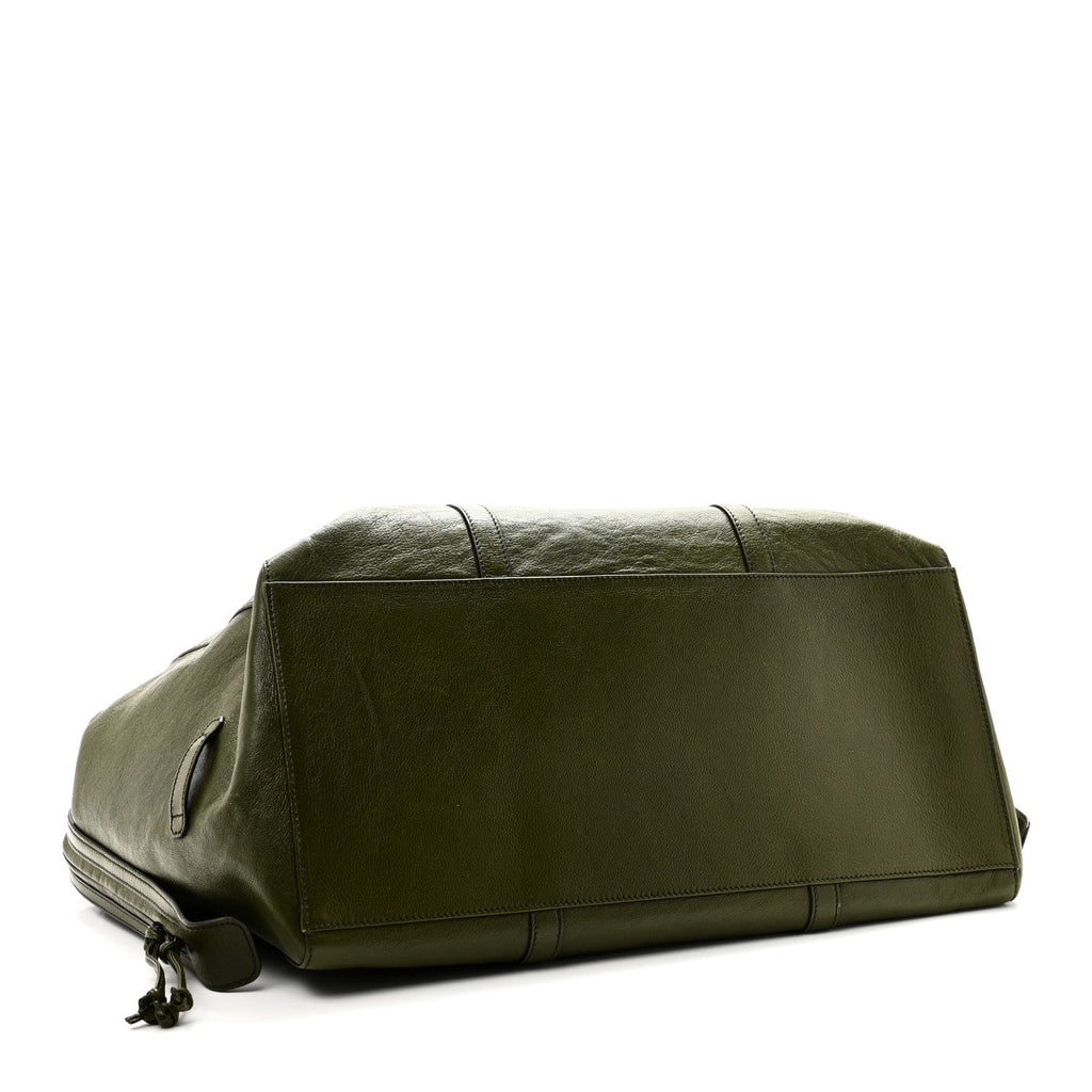 Piuma Lux Energy Monochrome Medium Double G Tote Bag Military Wood