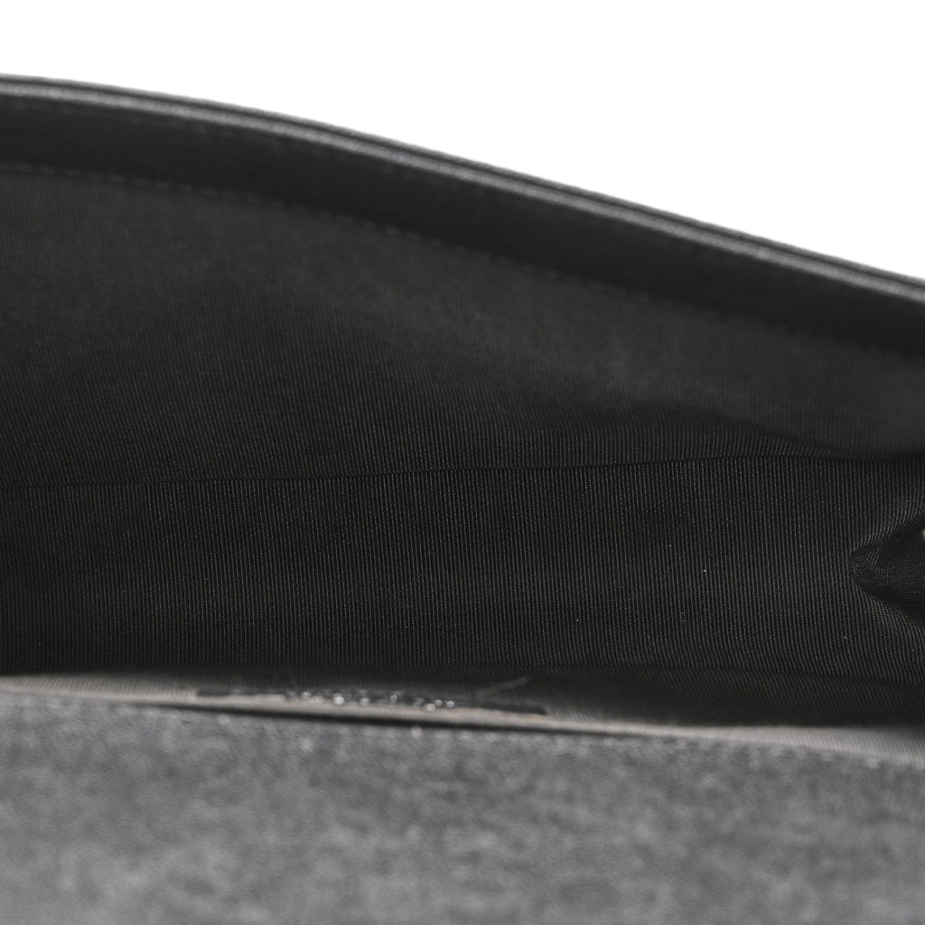 Caviar Quilted Medium Boy Flap Charcoal