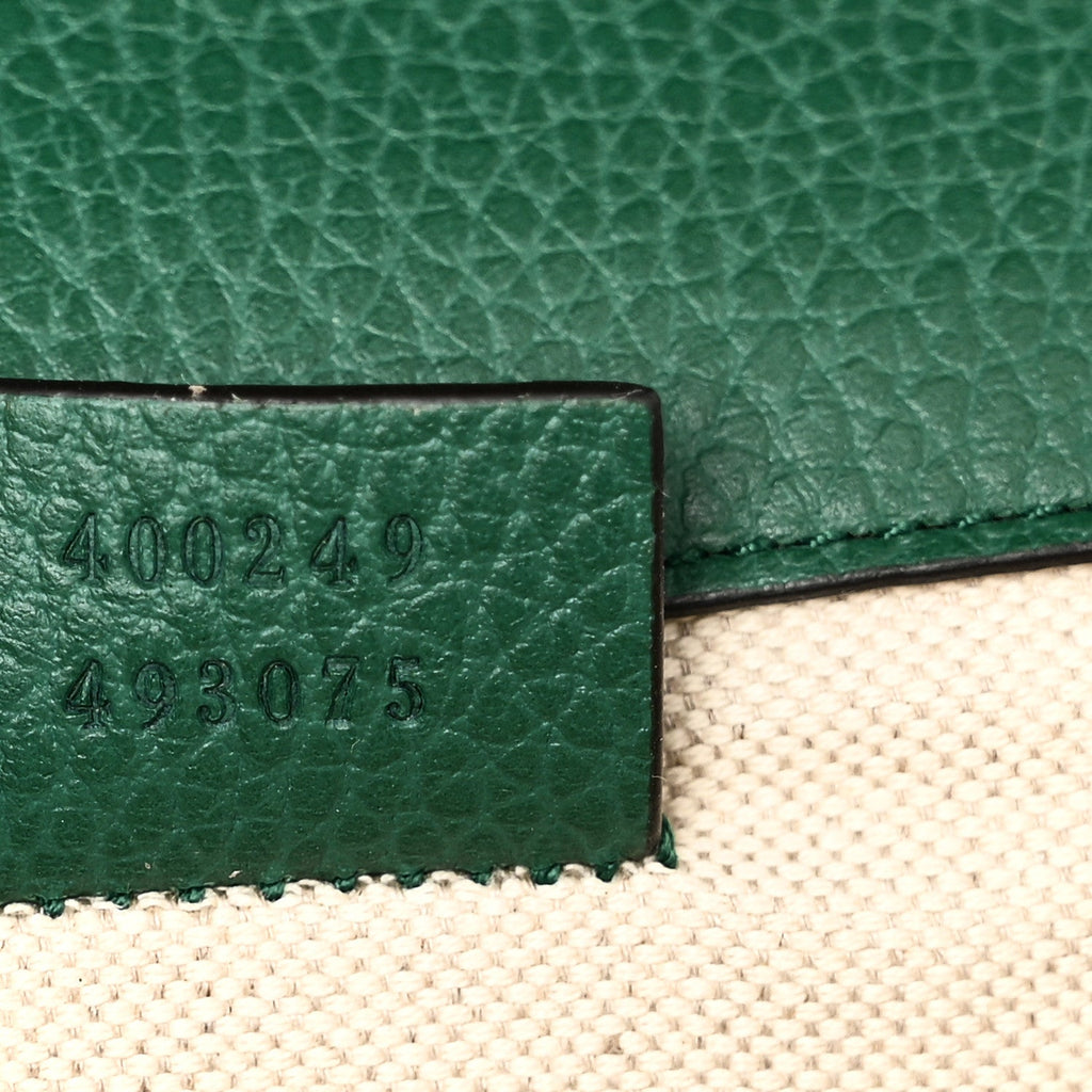 Pebbled Calfskin Small Dionysus Shoulder Bag Emerald