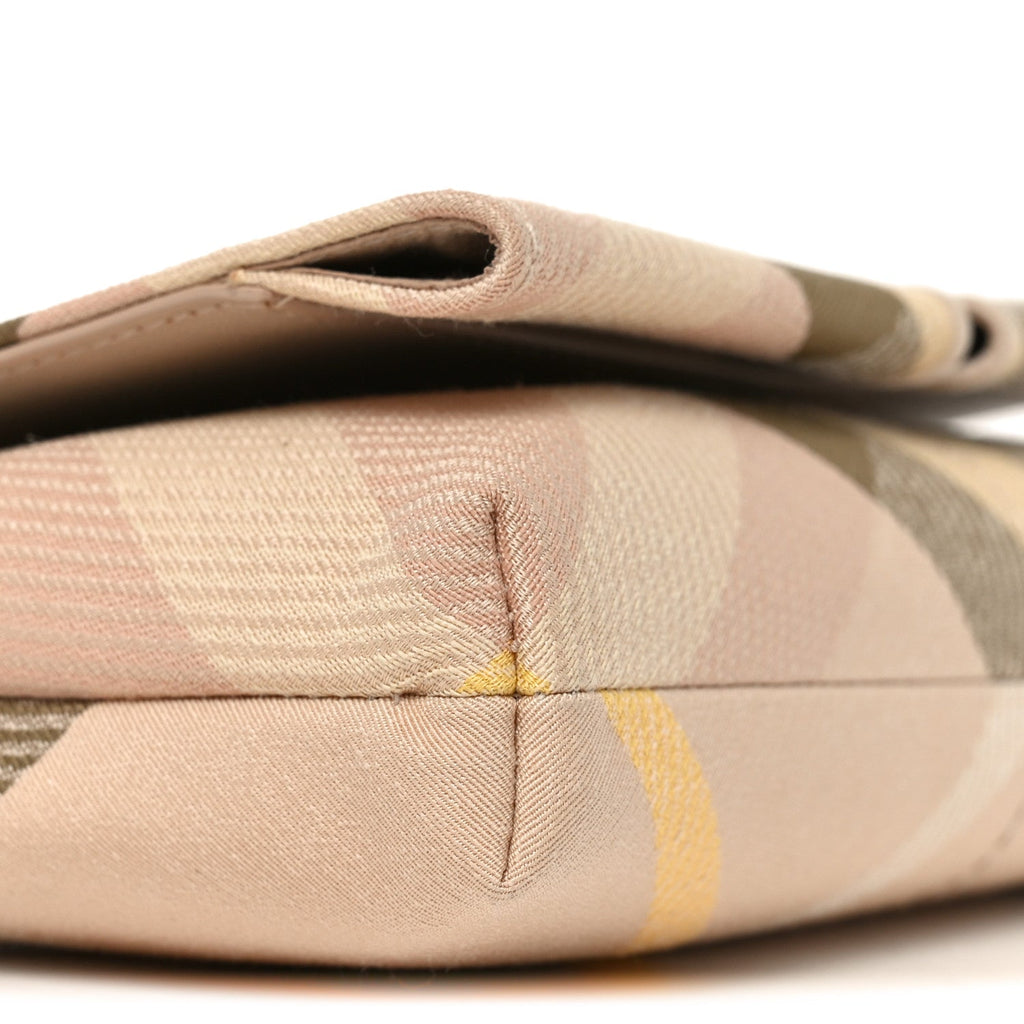 Jacquard Check Soft Snip Mini Chain Bag Teacup
