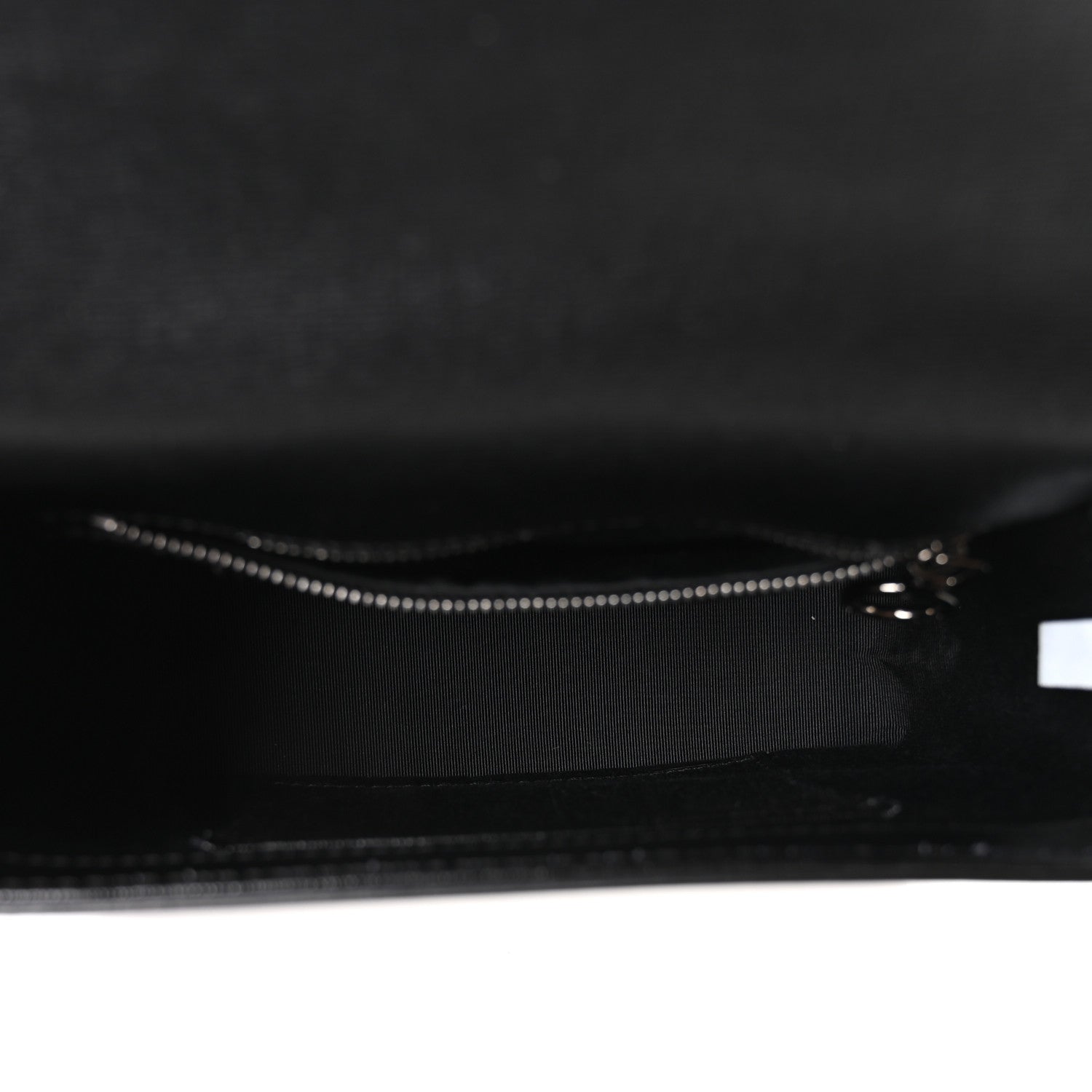 Saffiano Striped Mini Diag Binder Clip Bag Black White Indus