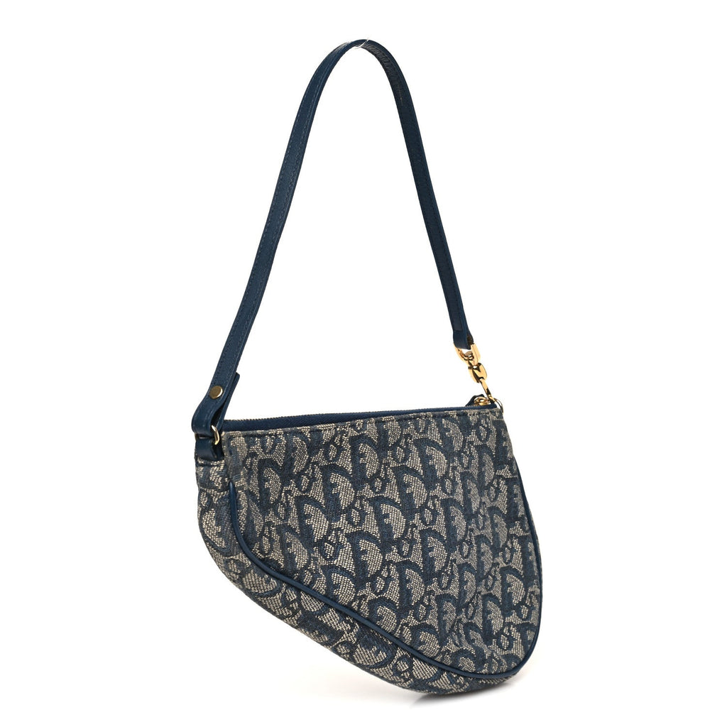 Monogram Mini Saddle Pochette Navy