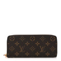 Monogram Clemence Wallet Rose Ballerine