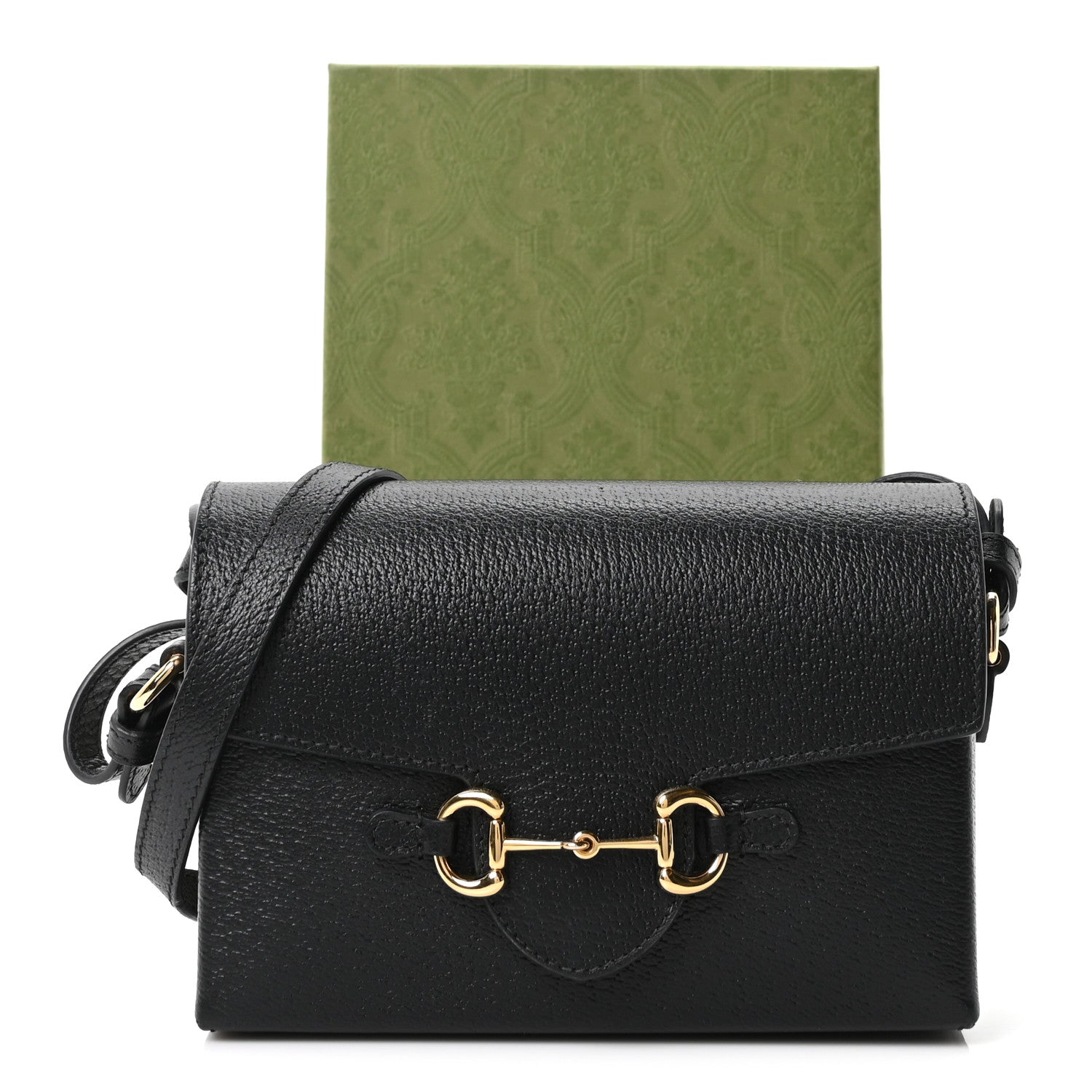 Calfskin Horsebit 1955 Shoulder Bag Black
