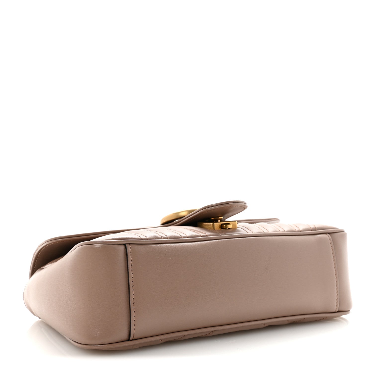 Calfskin Matelasse Small GG Marmont Shoulder Bag Porcelain Rose