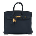 Togo Birkin 25 Bleu de Prusse