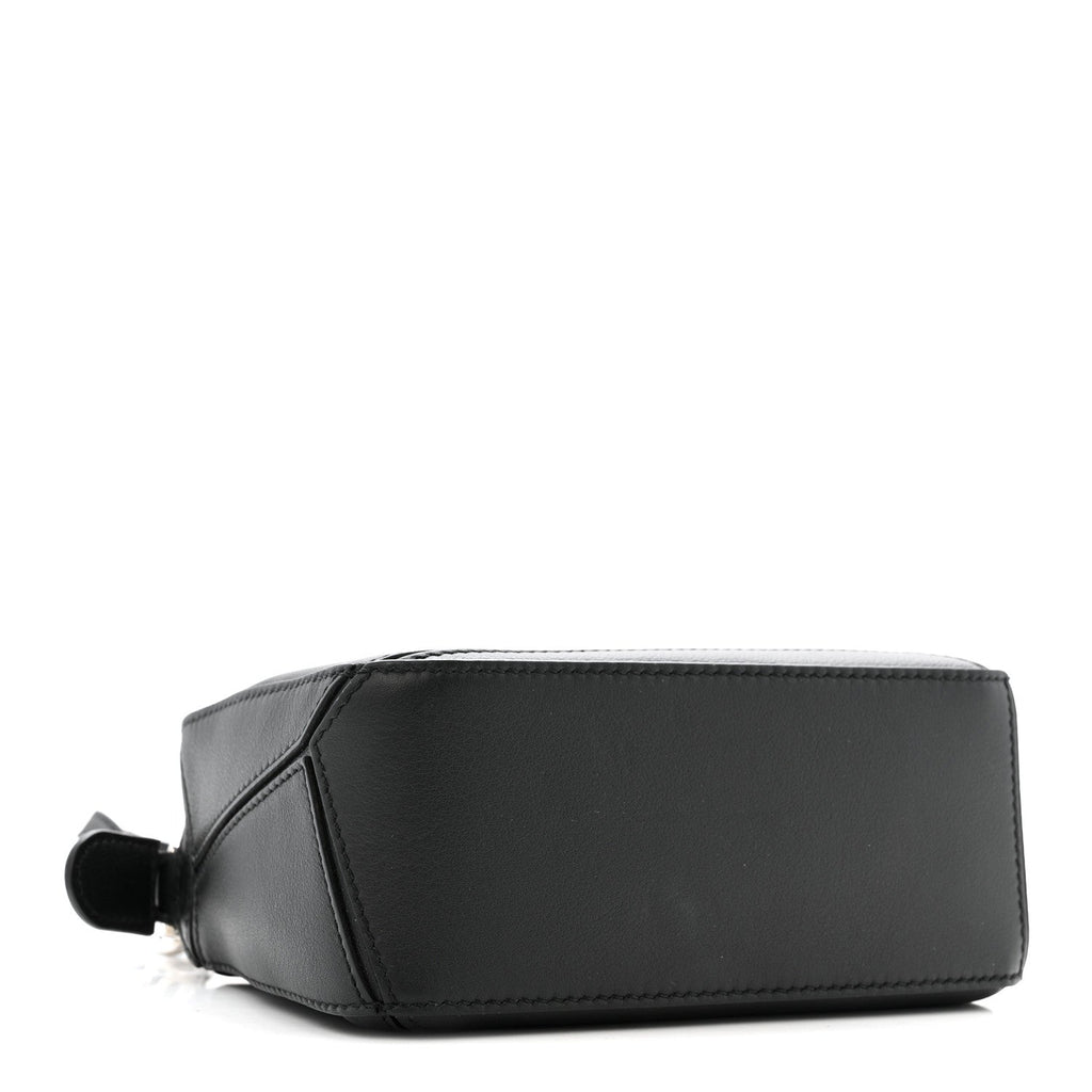 Calfskin Mini Puzzle Bag Black
