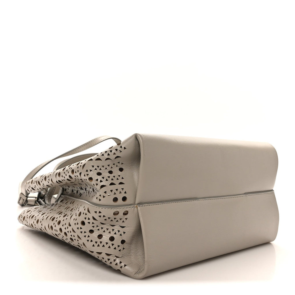 Lux Calfskin Vienne Wave Mina 25 Bag Perle