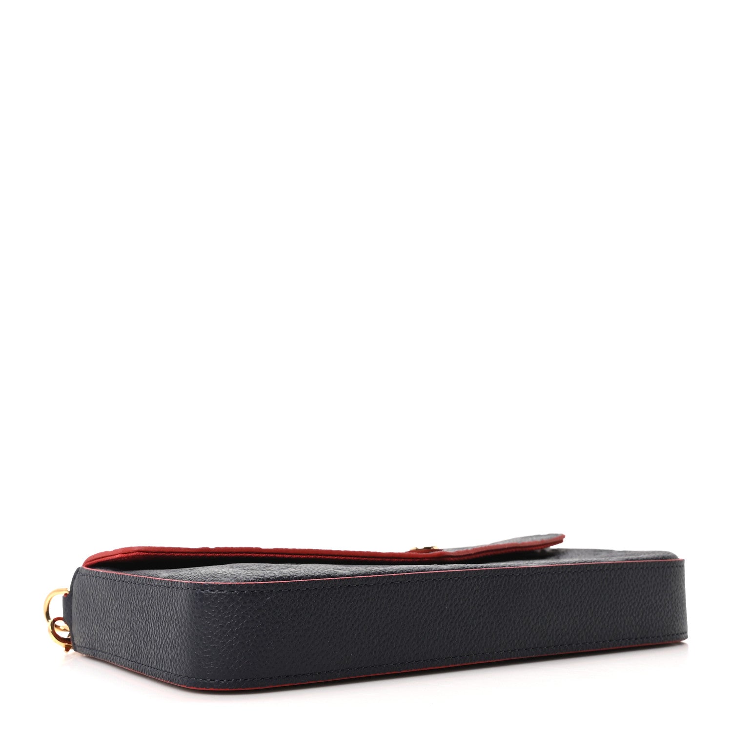 Empreinte Pochette Felicie Chain Wallet Marine Rouge