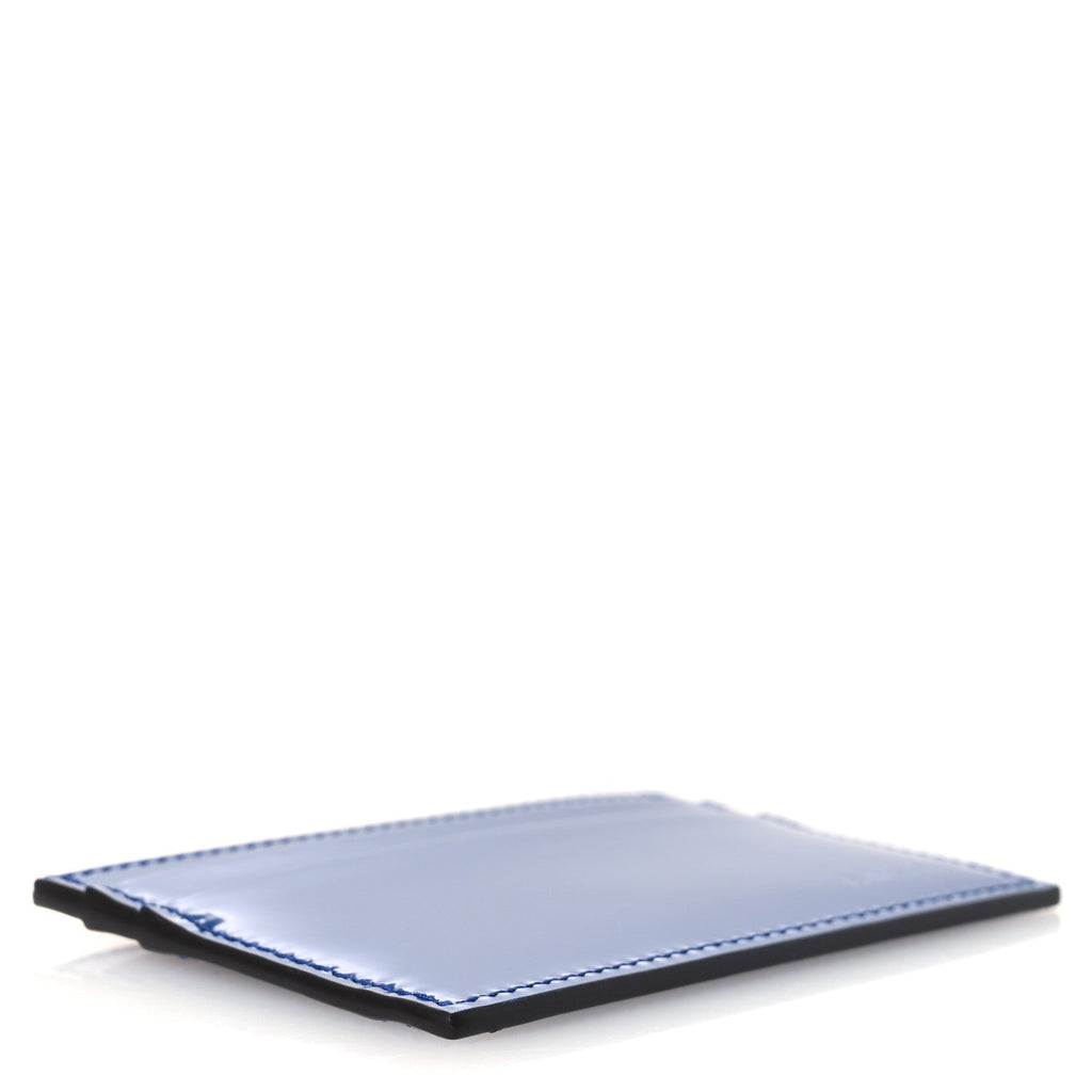 Calfskin Lux Man  Case Metal Blue
