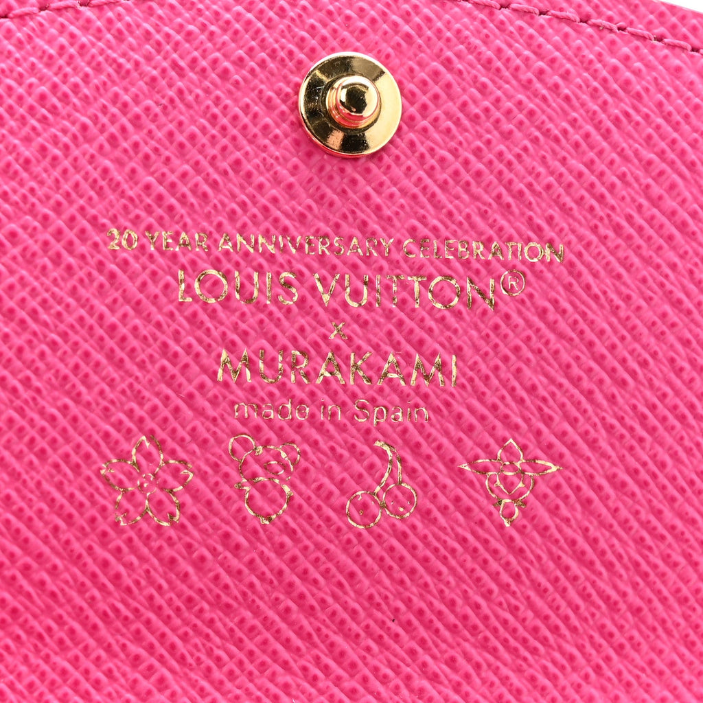 LV X TM Monogram Multicolor Rosalie Coin Purse White Kawaii Pink