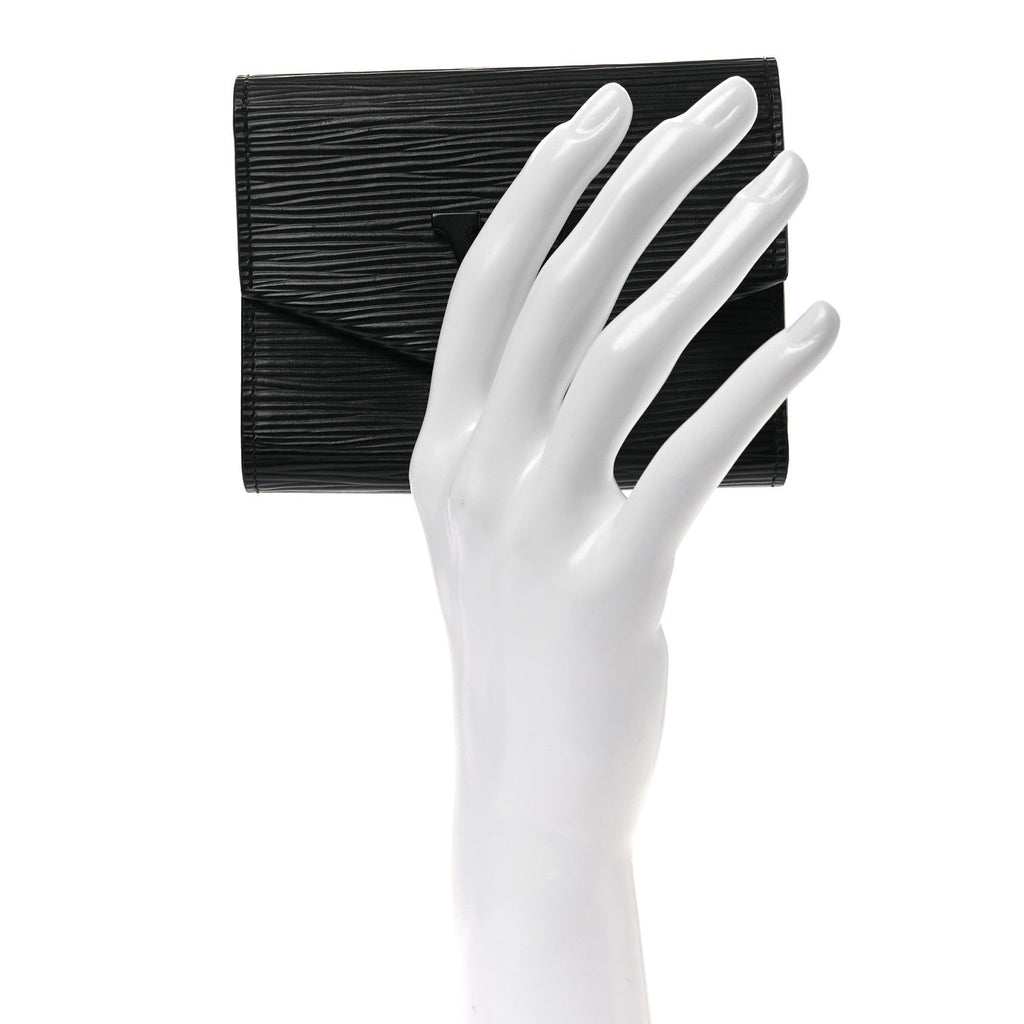 Epi Grenelle Compact Wallet Black
