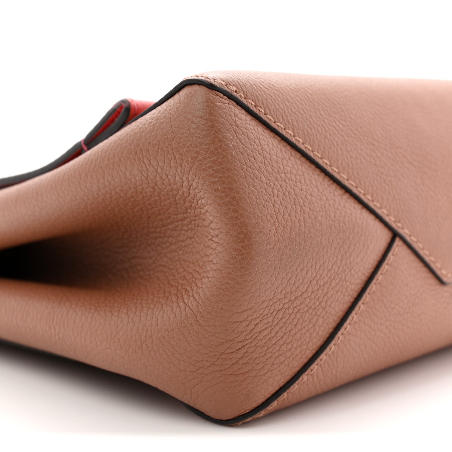 Soft Calfskin Lockme II Top Handle  Rose Bruyere