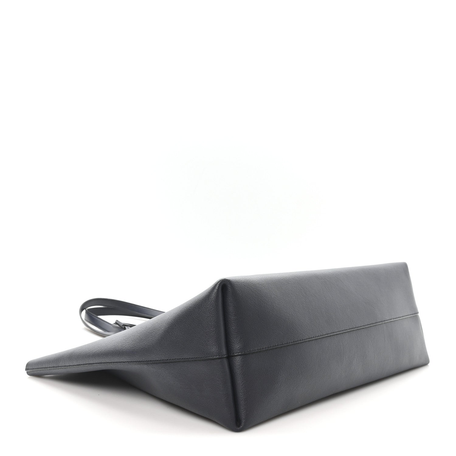 Calfskin Large Shopping Tote Deep Marine