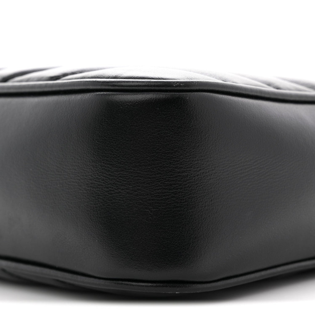 Calfskin Matelasse Monogram Monochrome Lou Camera Bag Black