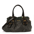 Tessuto Nylon Jacquard Logo Tote  Bruciato Sughero