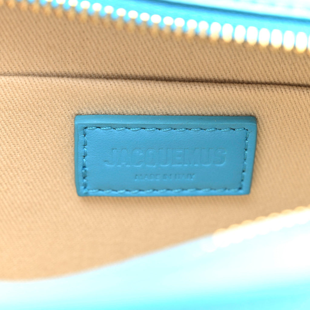 Smooth Calfskin La Vague Turquoise