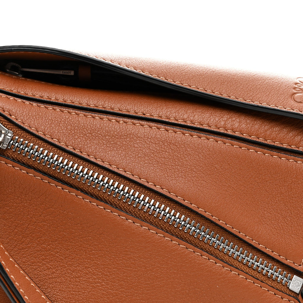 Calfskin Mini Puzzle Bumbag Tan