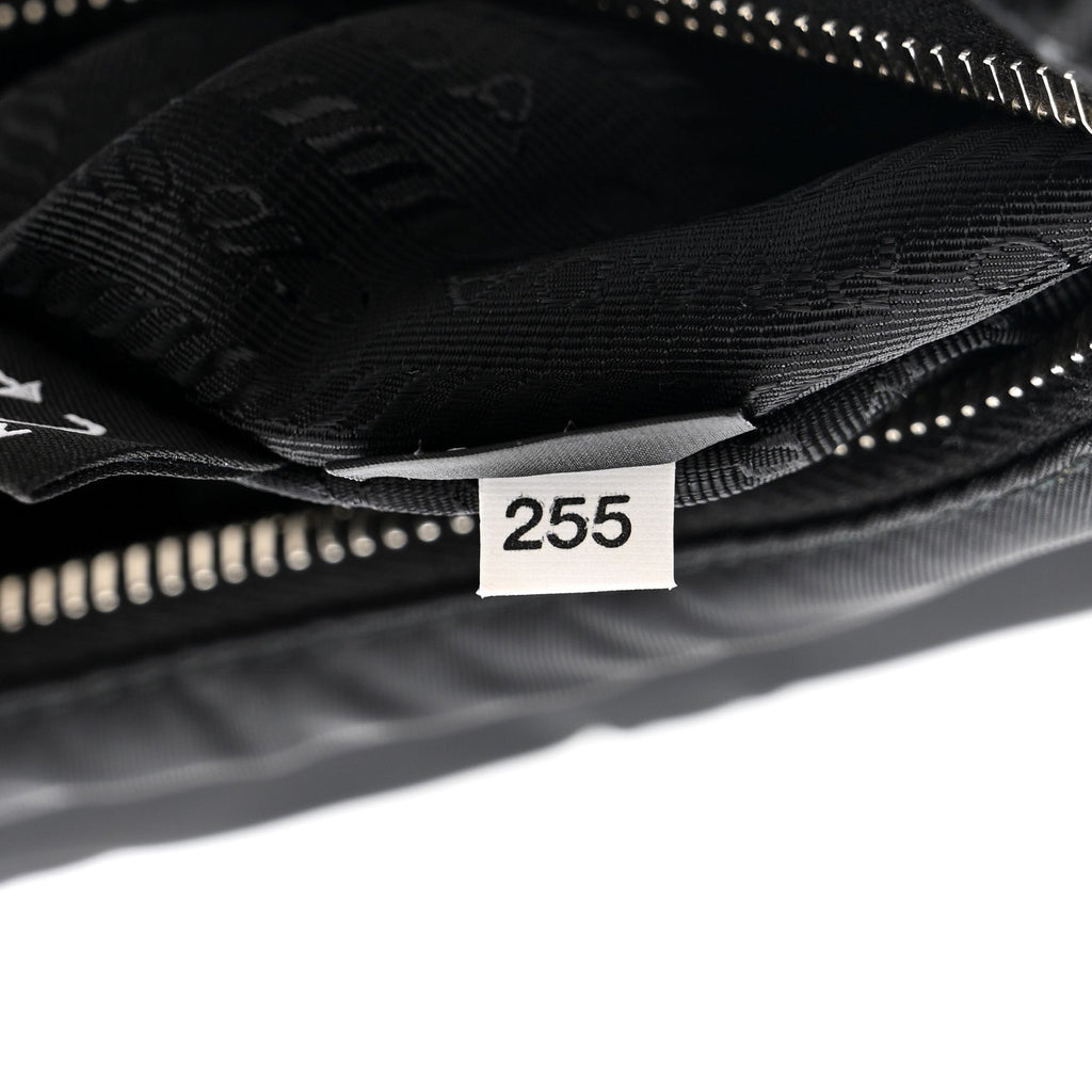 Tessuto Nylon Saffiano Mini Re-Edition 2005 Bag Black
