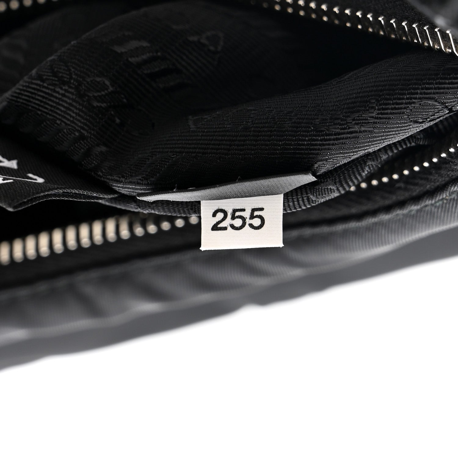 Tessuto Nylon Saffiano Mini Re-Edition 2005 Bag Black