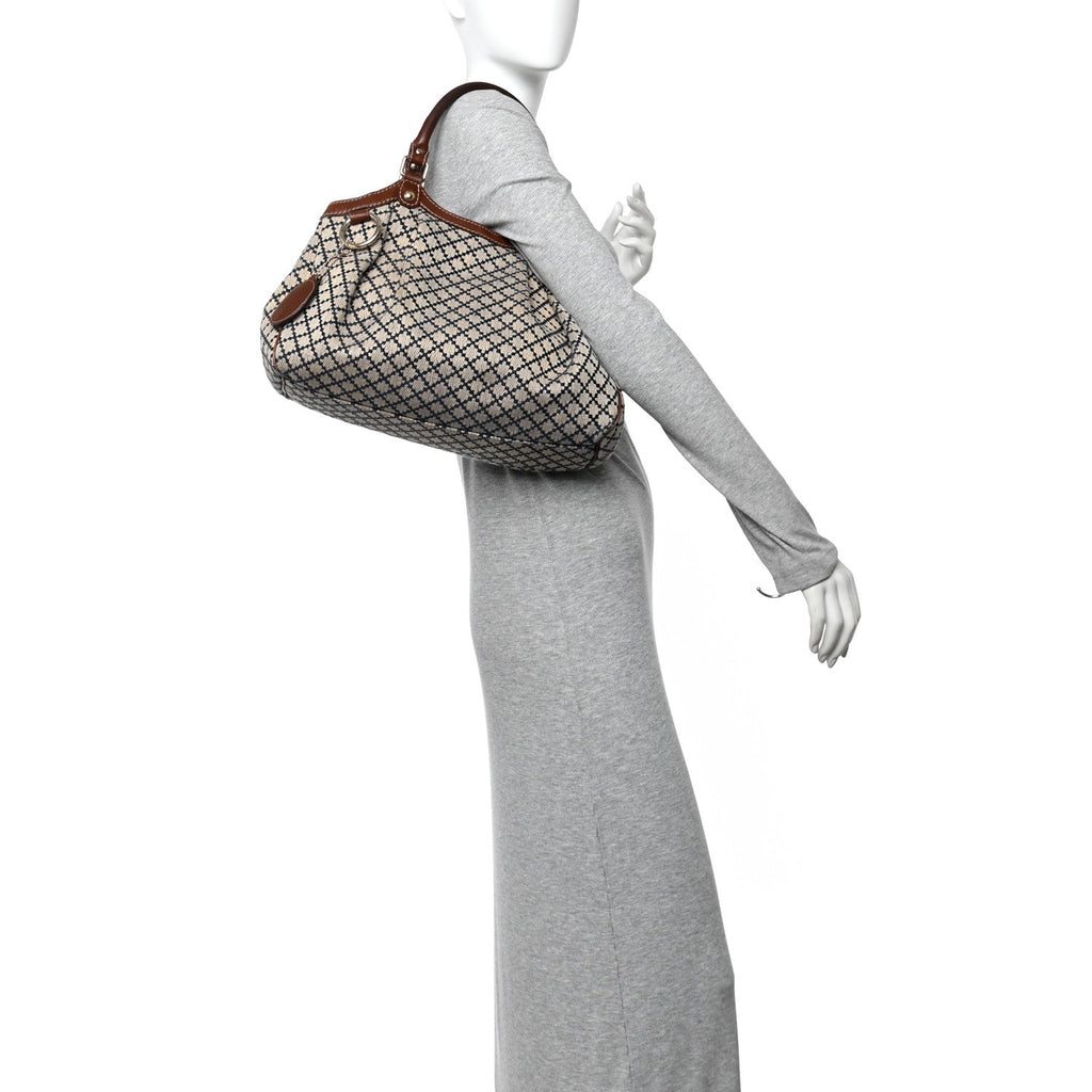 Diamante Medium Sukey Tote Brown