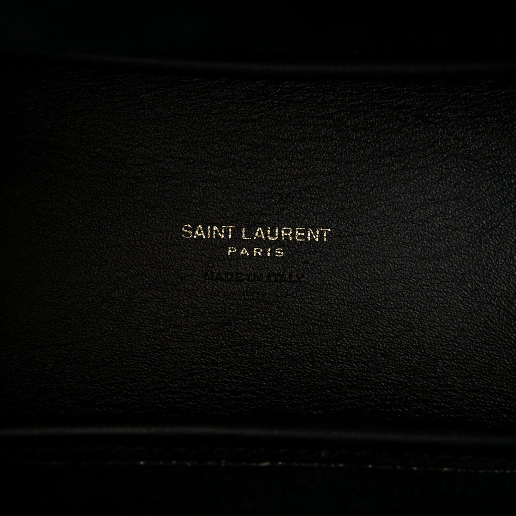 Grained Calfskin Baby Le 5 A 7 Supple Hobo Black
