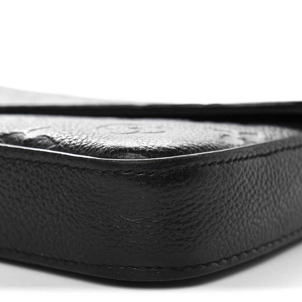 Empreinte Pochette Felicie Chain Wallet Black