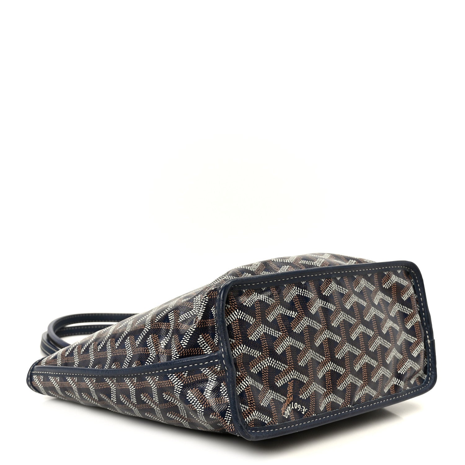Goyardine Reversible Mini Anjou Navy