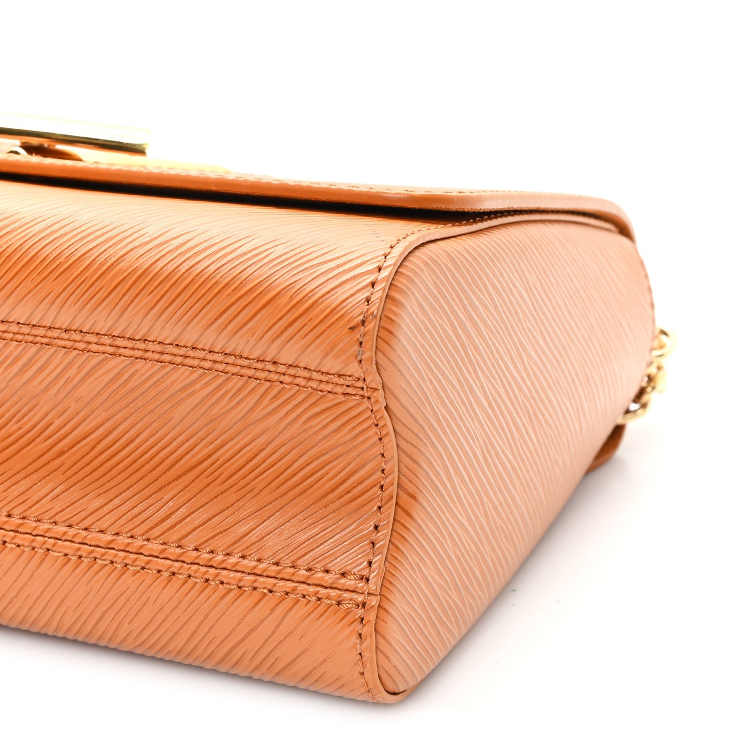 Epi Twist Shoulder Bag MM Gold Miel